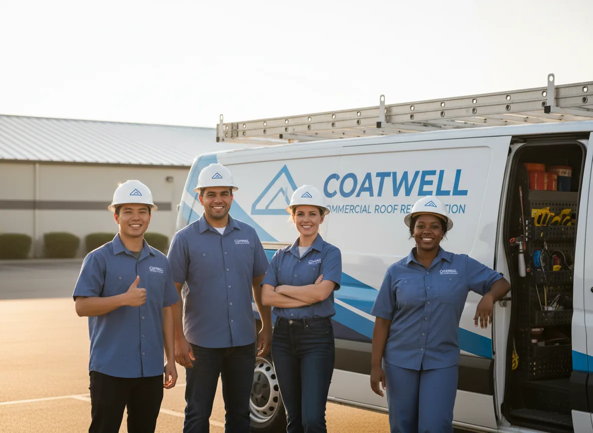 Commercial roof coating company in Shanks, WV